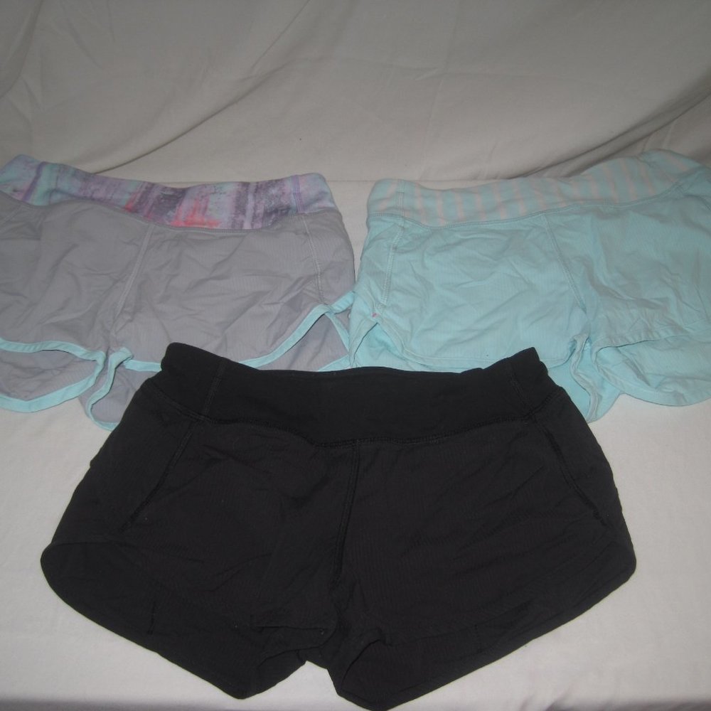 Lot of 3 Avivva Lululemon Fitness Shorts Girl's 14
